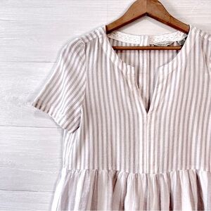Anthropologie 11.1.TYLHO Striped Cotton Summer Top